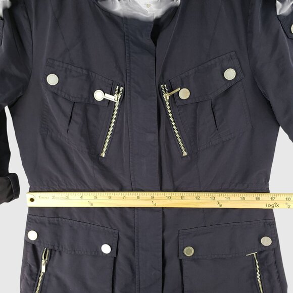 BCBGMaxAzria Brooke Utility Anorak Raincoat Womens Sz  S - Picture 9 of 11